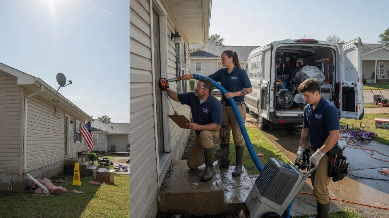 Ceiling Water Damage Restoration in Tuscumbia, AL near me